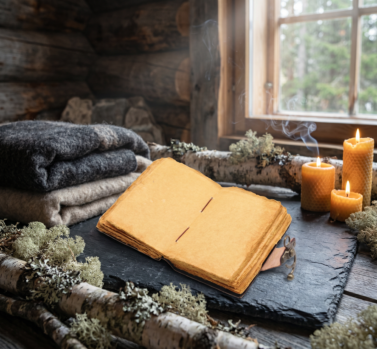 The Book of Untold Stories Læderjournal