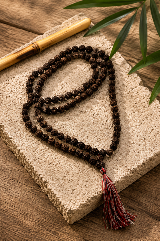 Rudraksha Mala halskæde