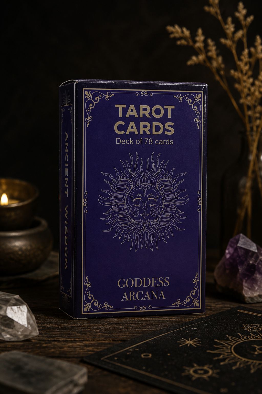 Goddess Arcana Tarotkort  78 smukt illustrerede tarotkort med guidebog