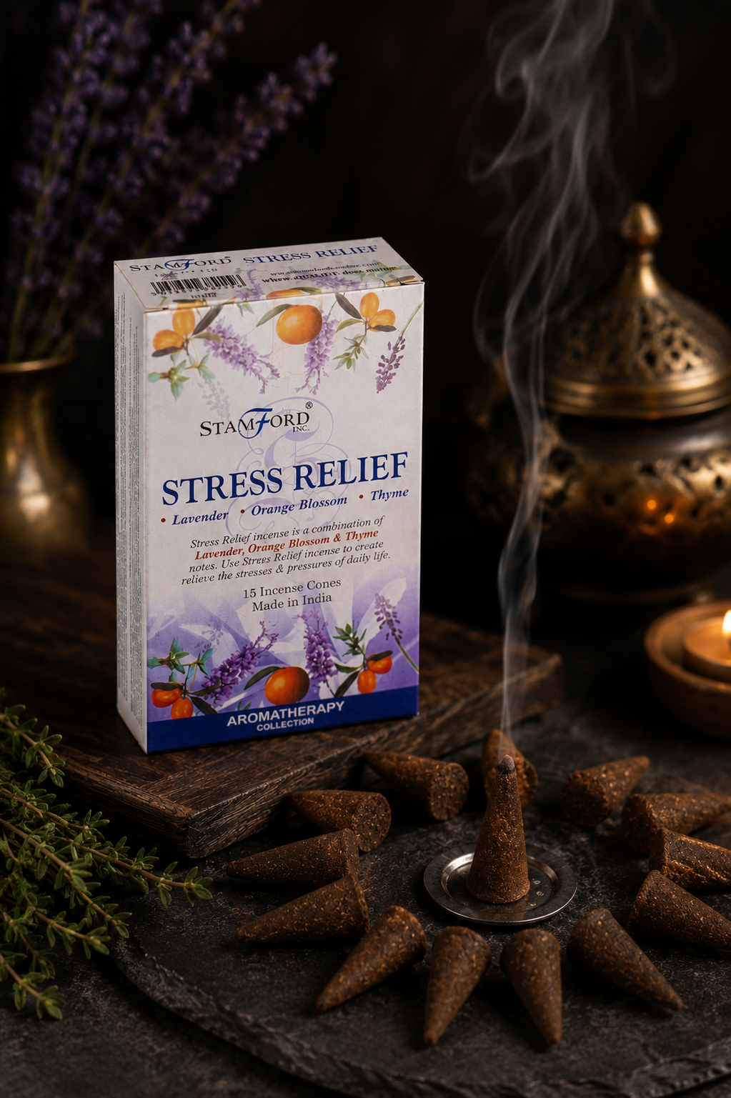 Stress Relief Røgelseskegler
