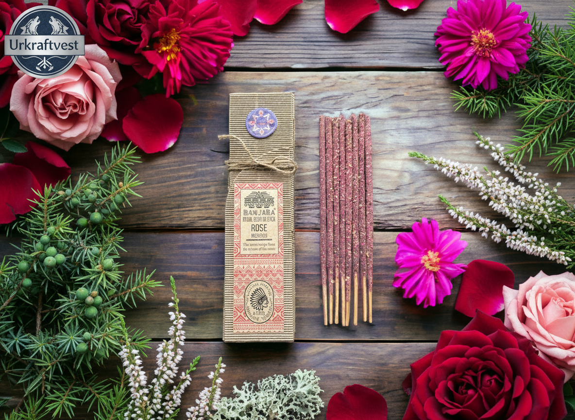 Banjara Rose – Naturlige røgelsespinde