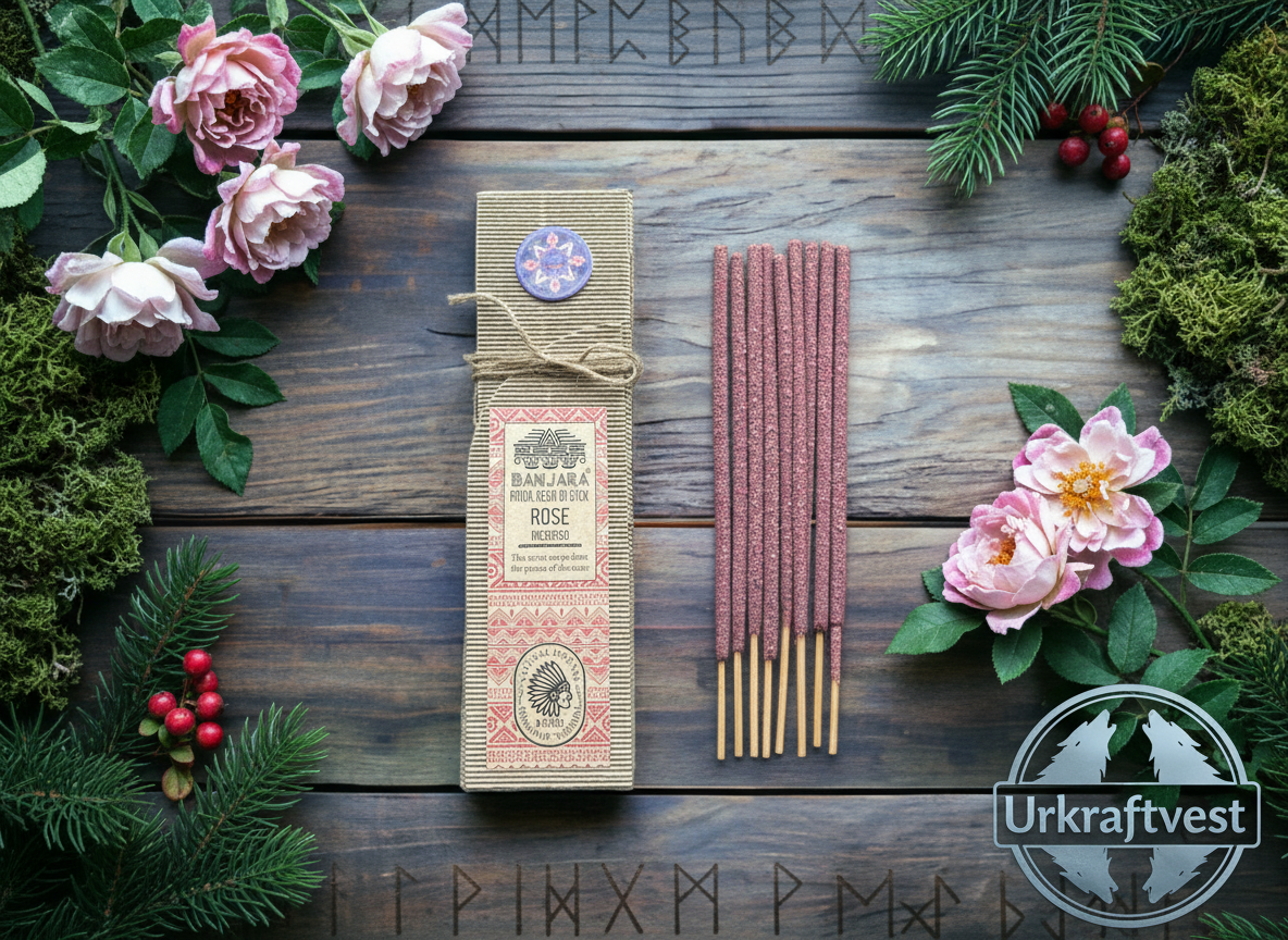 Banjara Rose – Naturlige røgelsespinde