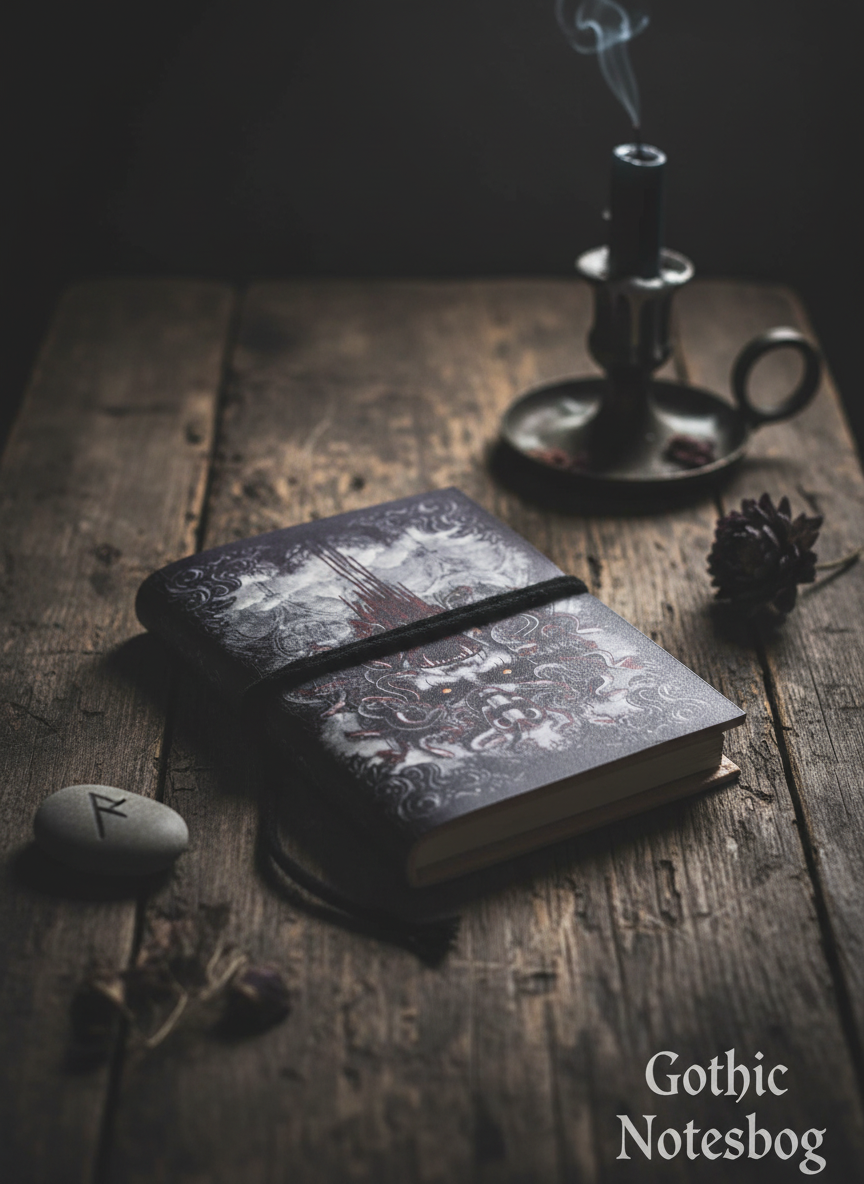 Gothic Notesbog – “Infernal Beast” 7x10 cm