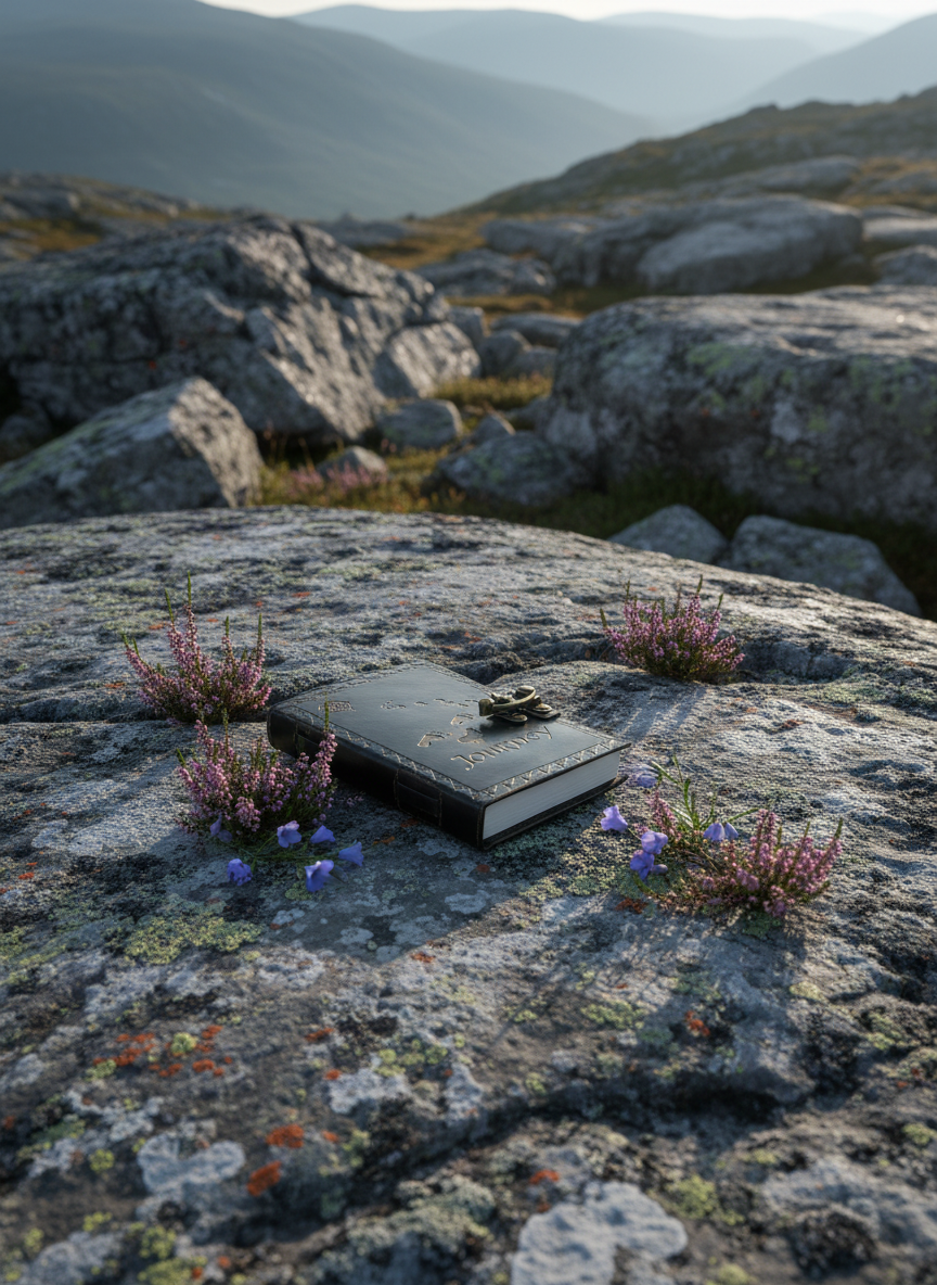 Læder Journal (18x13 cm)Dark Tan