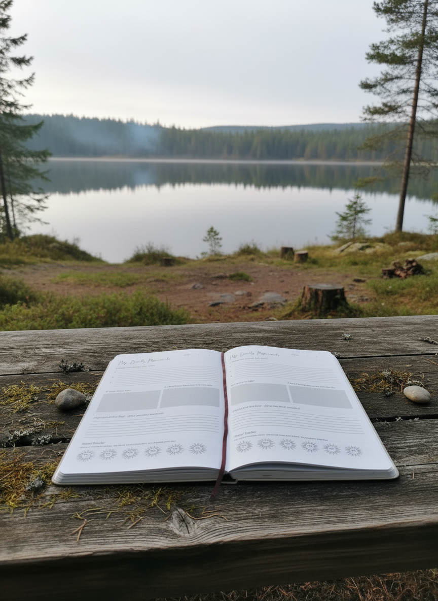 Elfenben & Guld Taknemmeligheds Journal – “My Days are Full of Sun”