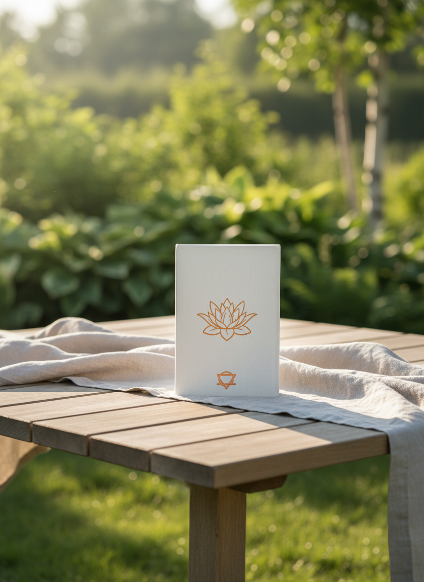 White & Rose Gold Wellbeing Journal – Tree of Life