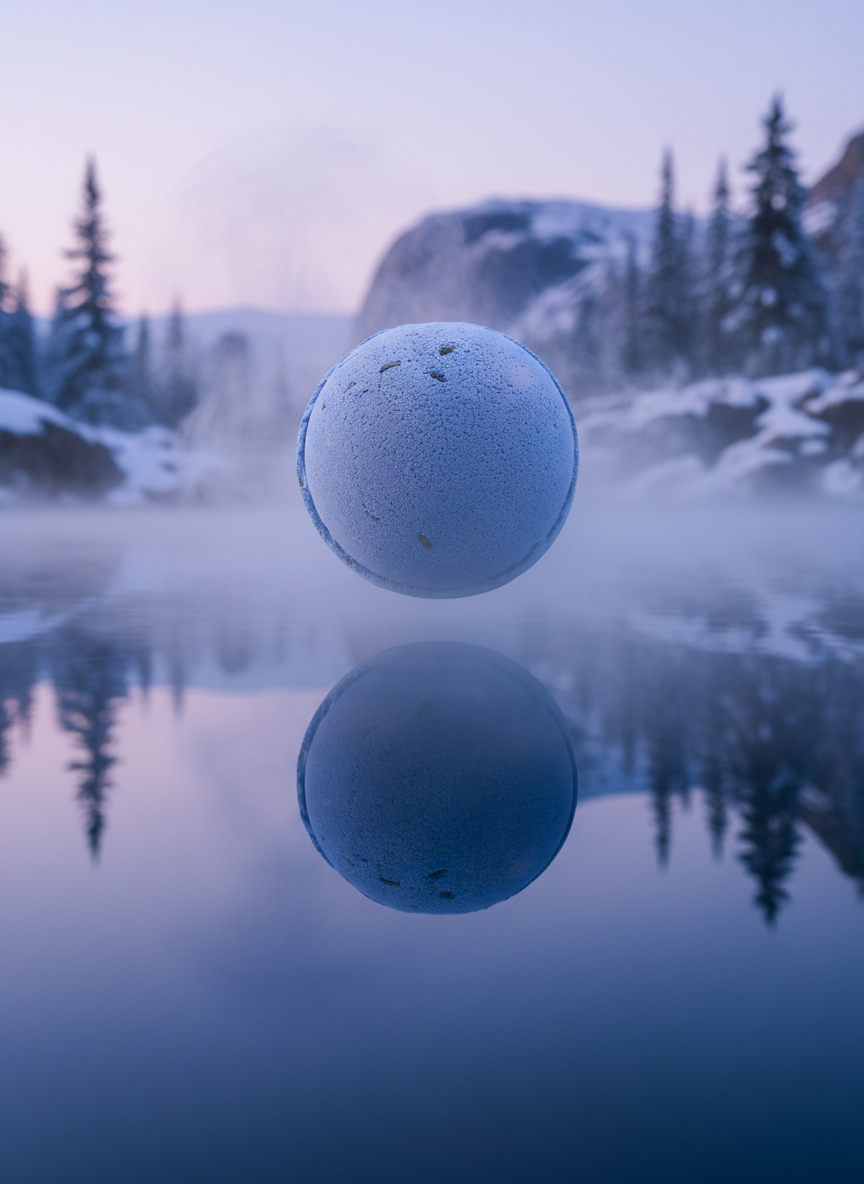 jumbo Badebombe – Lavender & Seeds – 180+ g