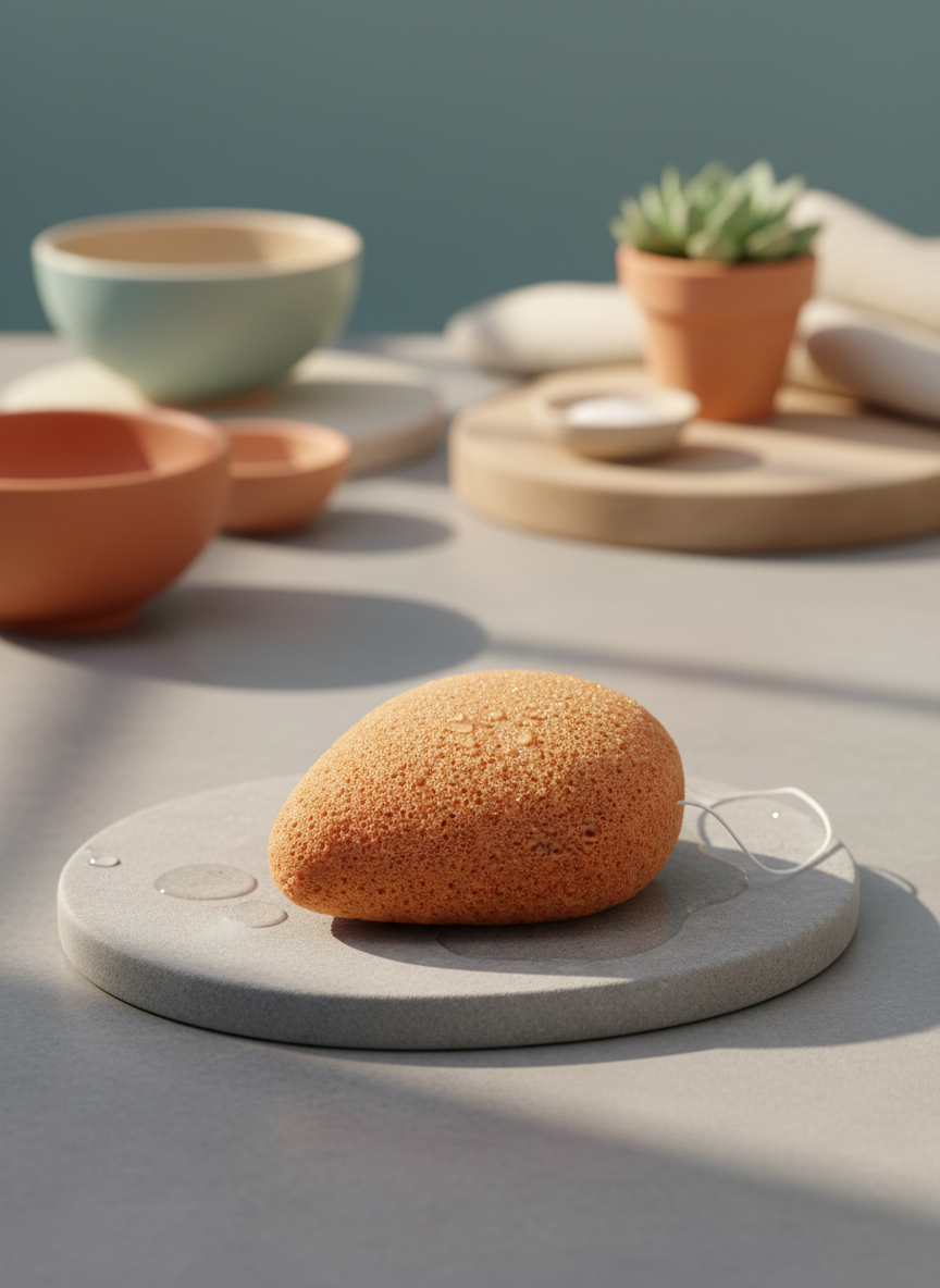 Konjac Svamp – Rød Ler – Fornyende