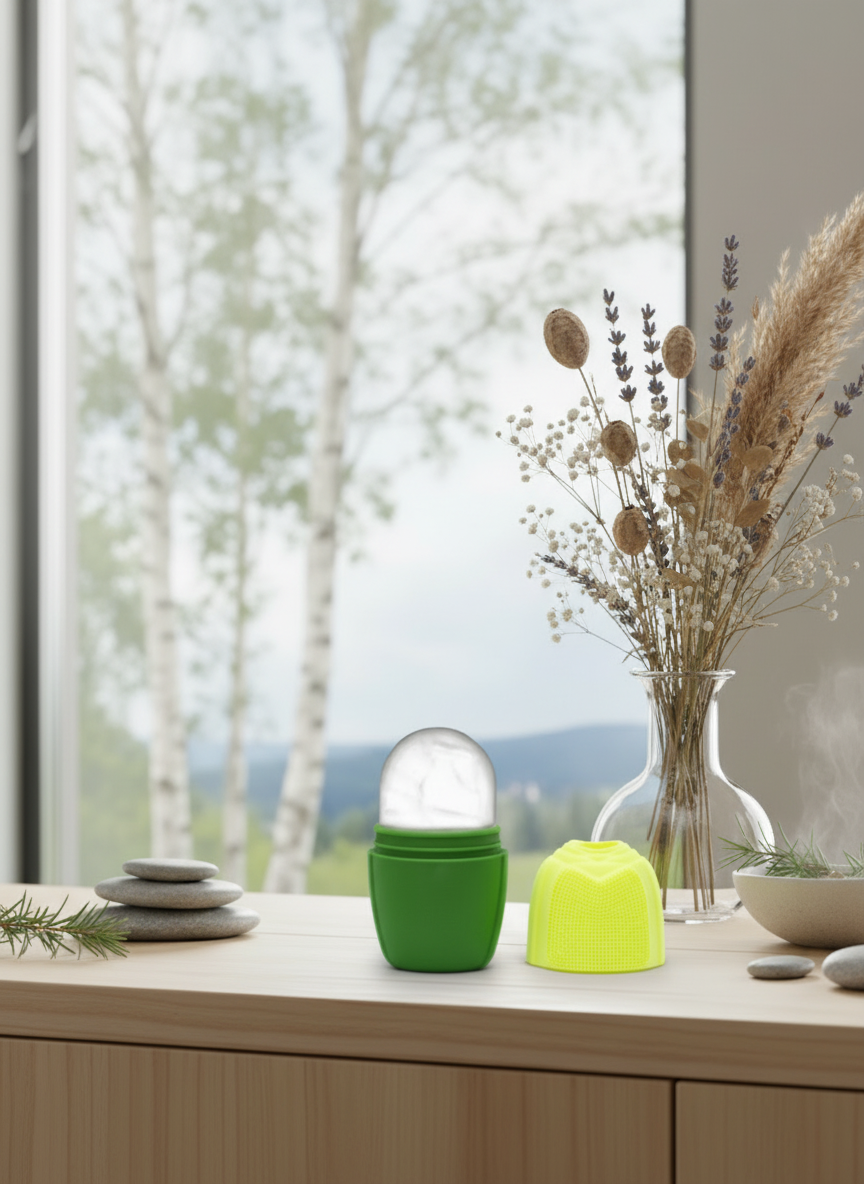 Ice Face Roller – Green