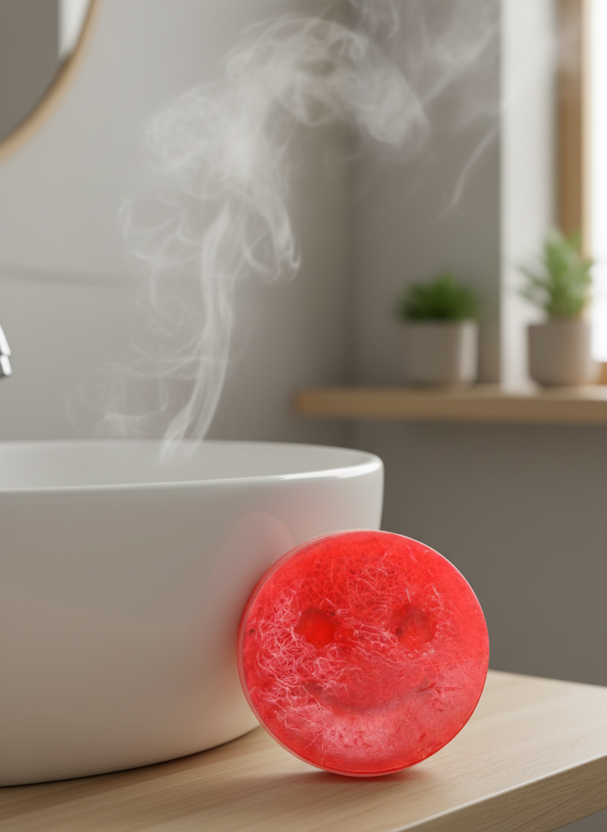 Happy Scrub Soap- Jordbær & Guava