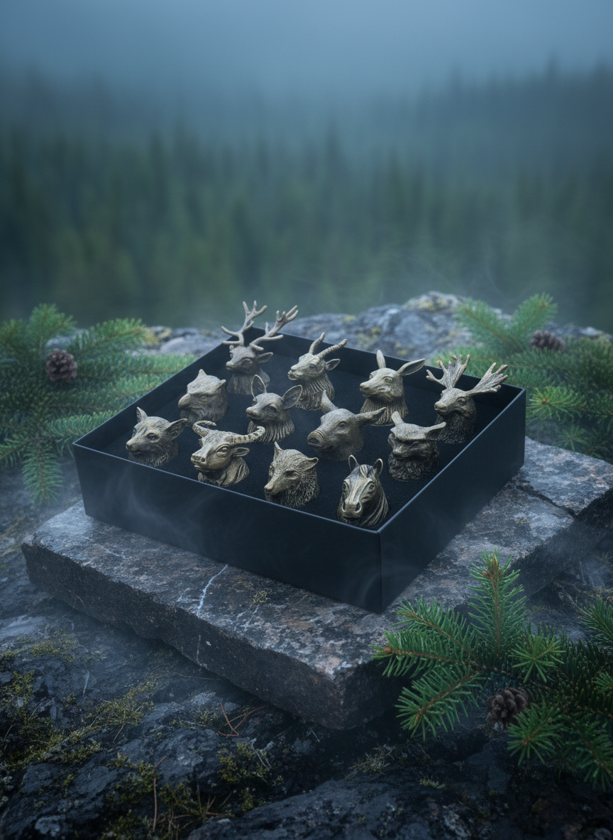 Forest & Mystical Creatures Bottom Up Shot Glas – 12 stk.