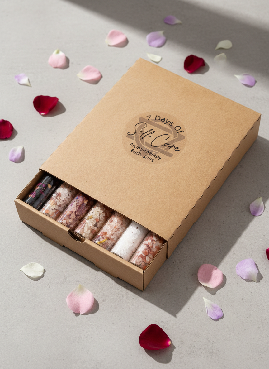 Bath Salts in Vials – Gavepakke med 7 stk.