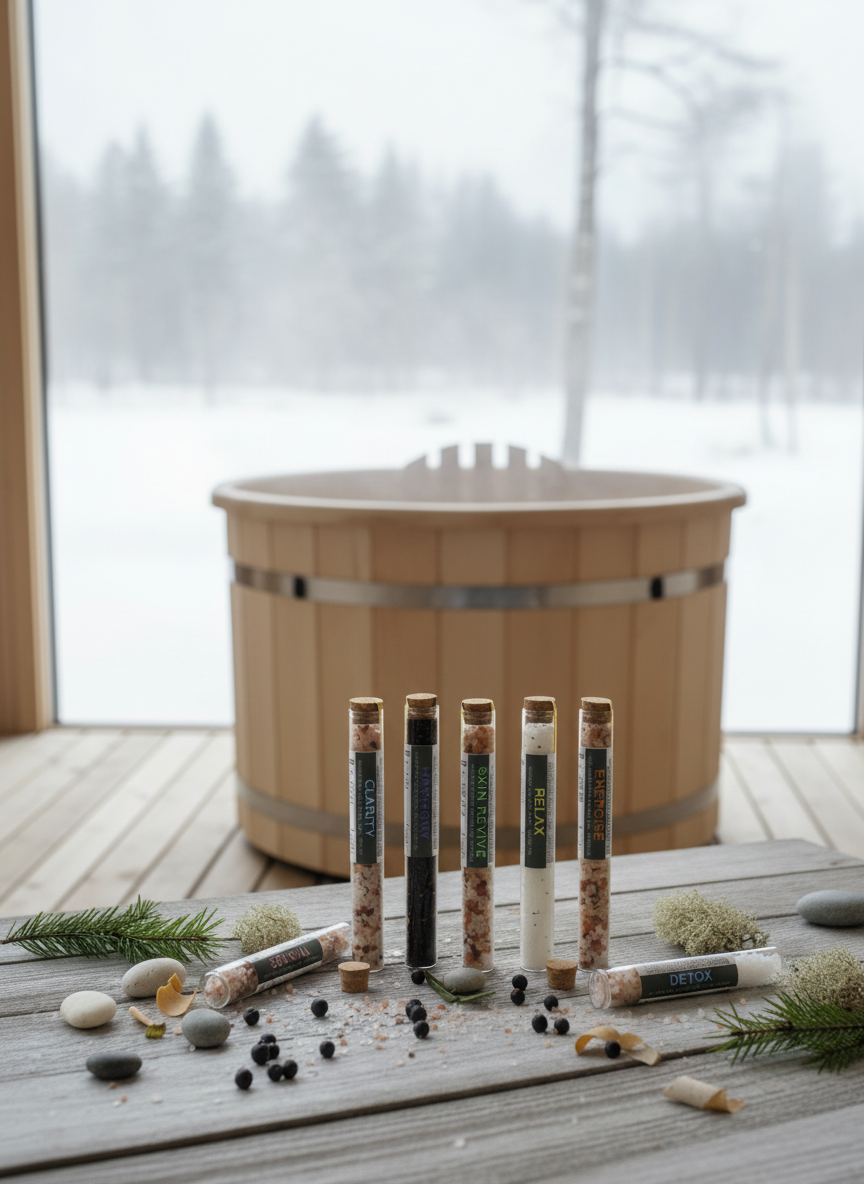 Bath Salts in Vials – Gavepakke med 7 stk.