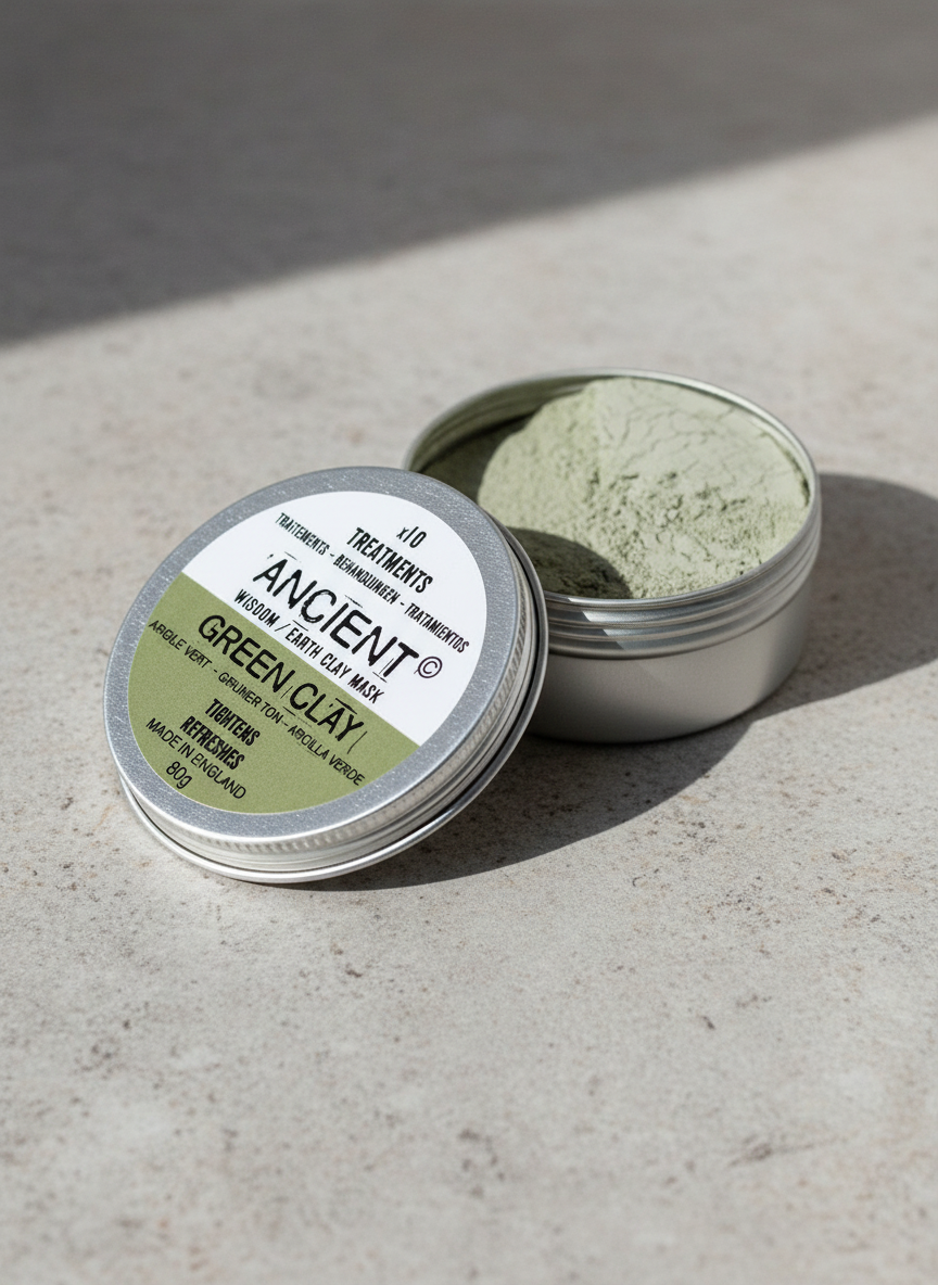 Green Clay Face Mask – Nordisk Renhed & Naturlig Balance