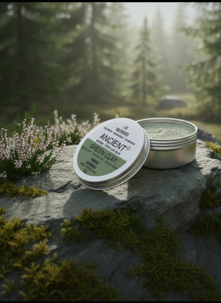 Green Clay Face Mask – Nordisk Renhed & Naturlig Balance