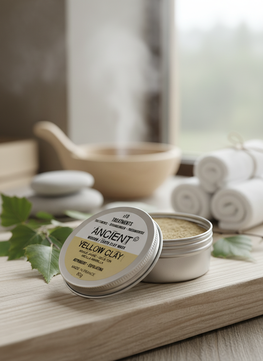 Yellow Clay Face Mask – Blid Renhed & Naturlig Glød