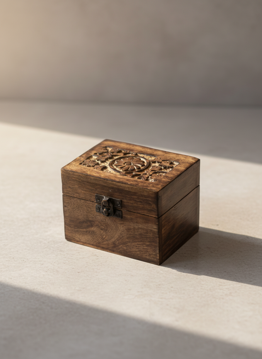 Mango Aromatherapy Box – Håndskåret naturmagi til dine olier