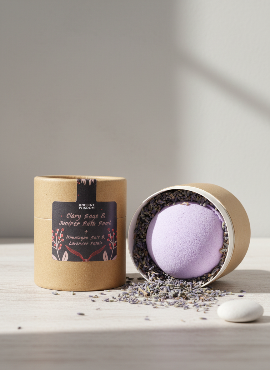 Enchanting Heart Heaven – Clary Sage & Juniper Bath Bomb Set