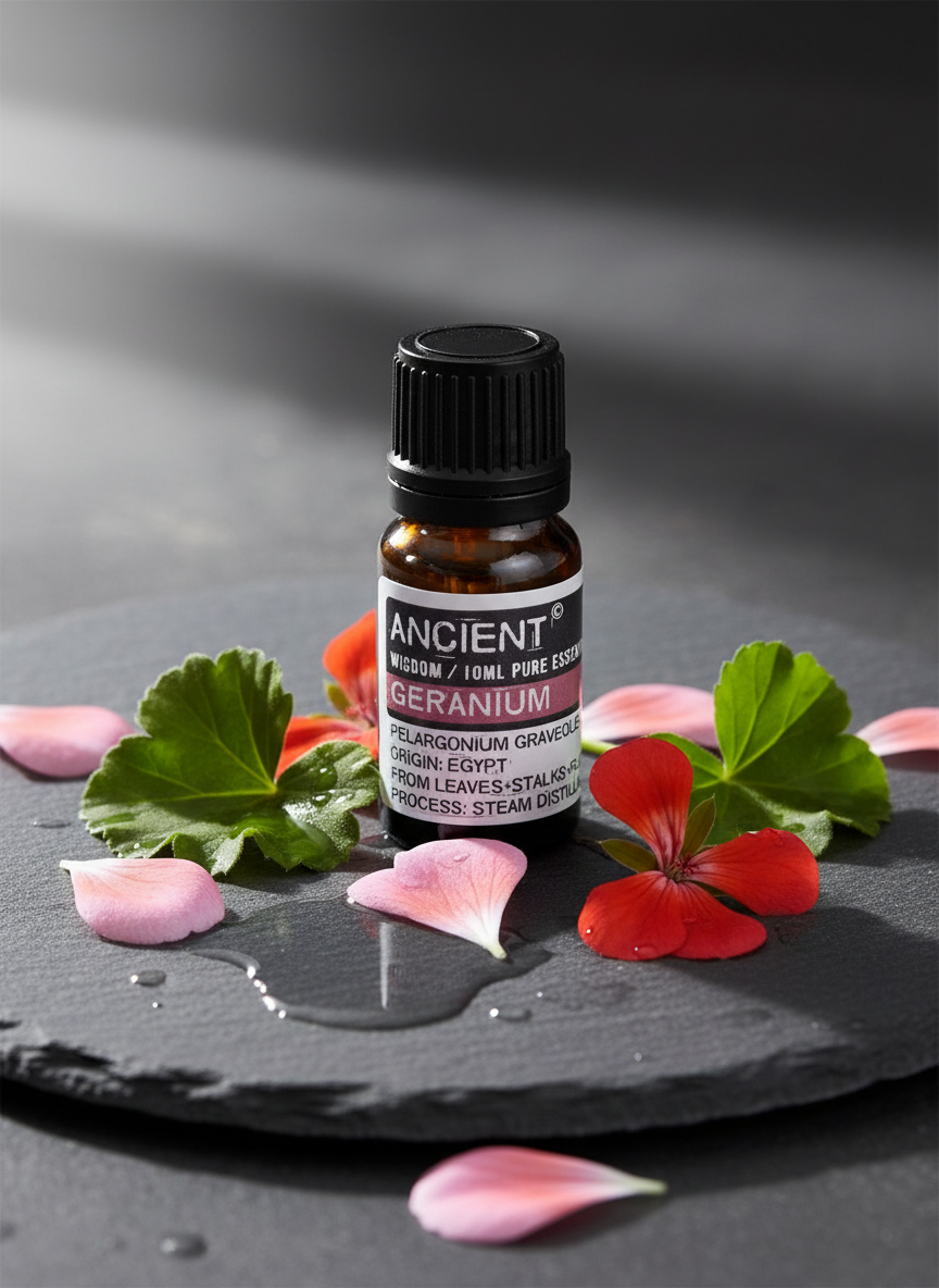 Geranium (Egypt) Essential Oil – Pelargonium Graveolens (10 ml)