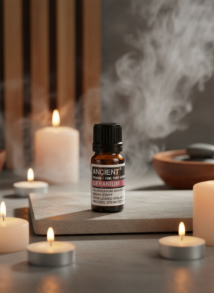 Geranium (Egypt) Essential Oil – Pelargonium Graveolens (10 ml)