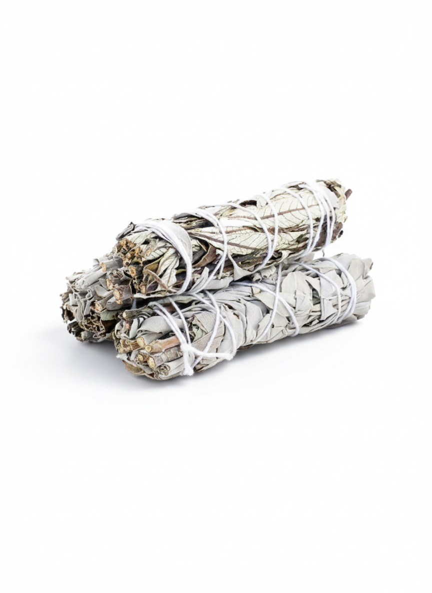 Smudge Stick – White Sage & Yerba Santa – 10 cm