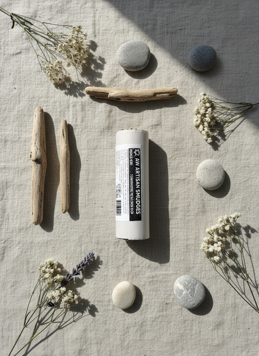 Smudge Stick – 7 Chakras Rose Petals Sage 10 cm