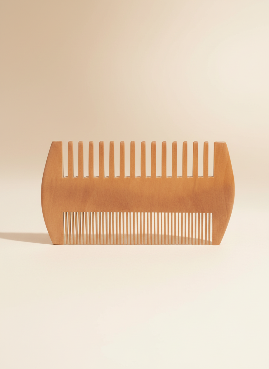 Skægkam i pæretræ