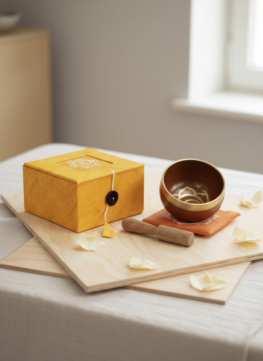 Chakra Klangskål – Solar Plexus / Sakralchakra (Orange)