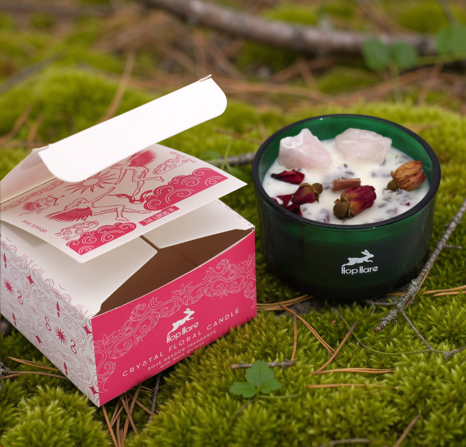 The Lovers – Crystal Magic Candle