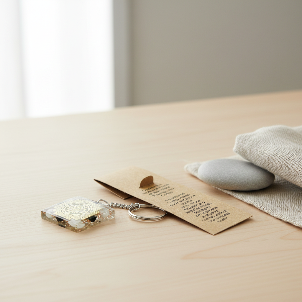 Orgonite Nøglering  Home Protect Tourmaline