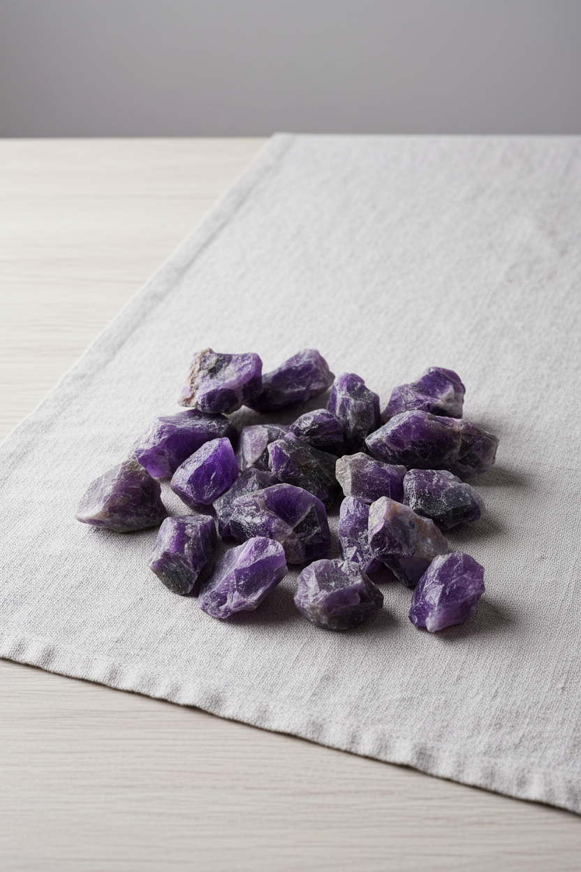 Ametyst – rå krystal (ca. 2–4 cm)