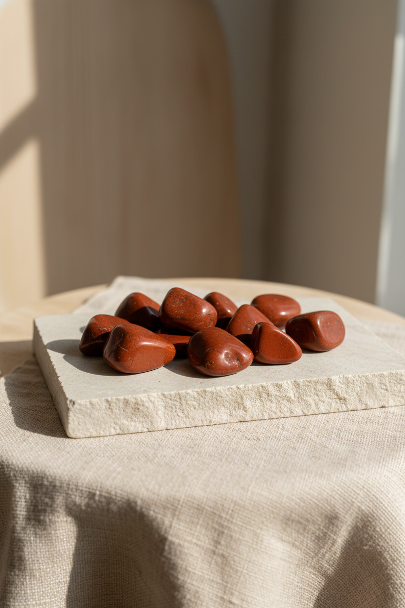 Red Jasper – poleret