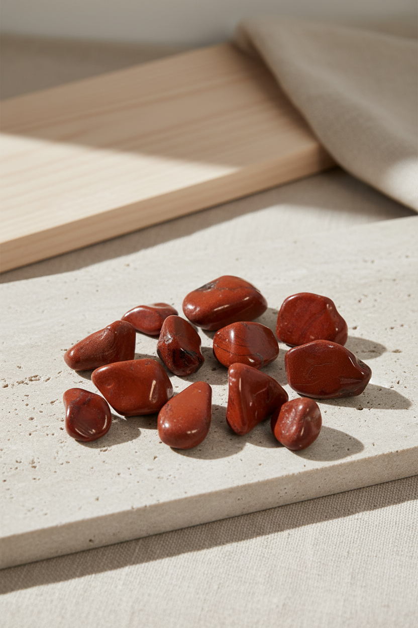 Red Jasper – poleret