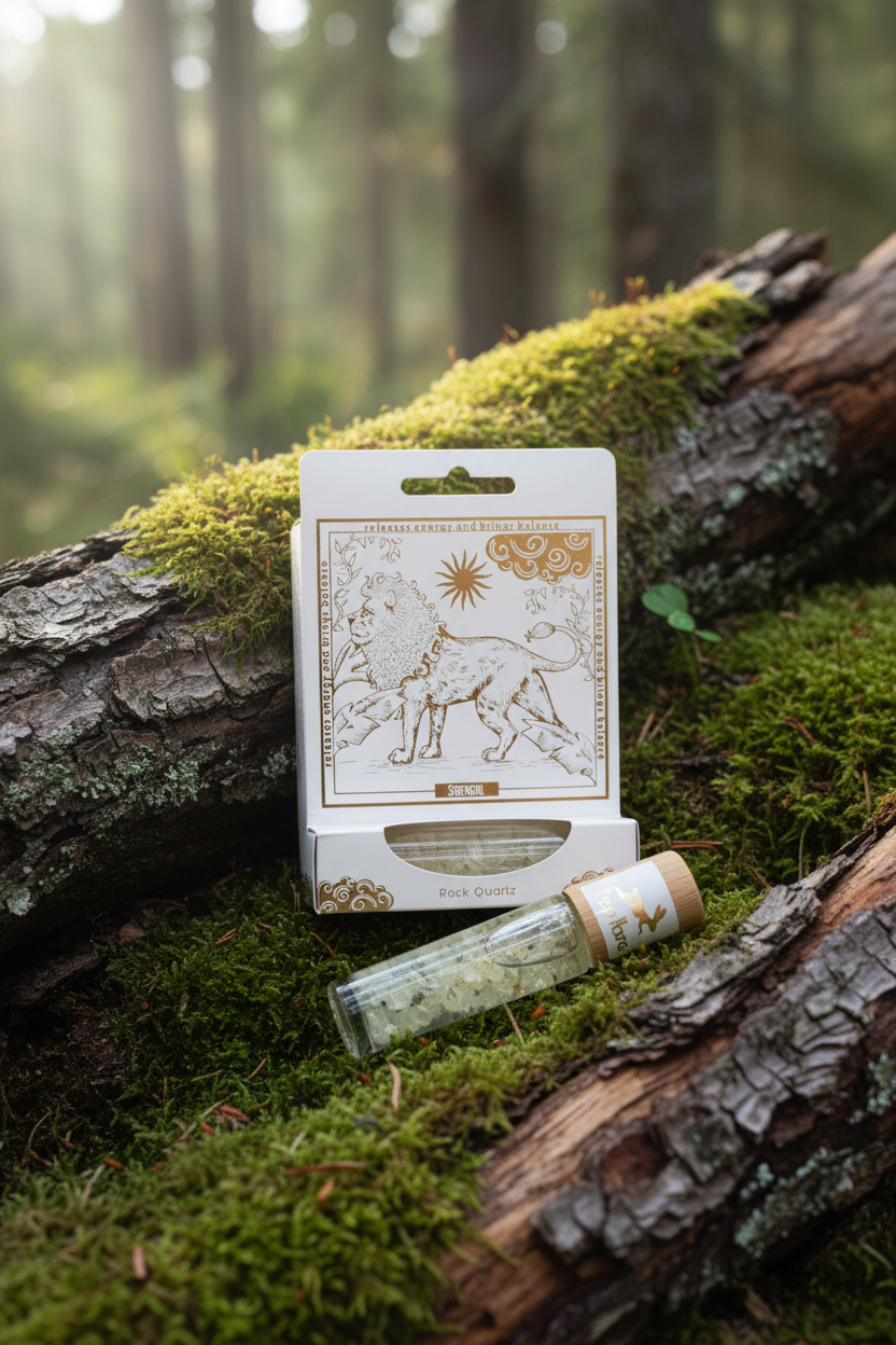 Hop Hare Tarot Roll-On – The Lion med bjergkrystal