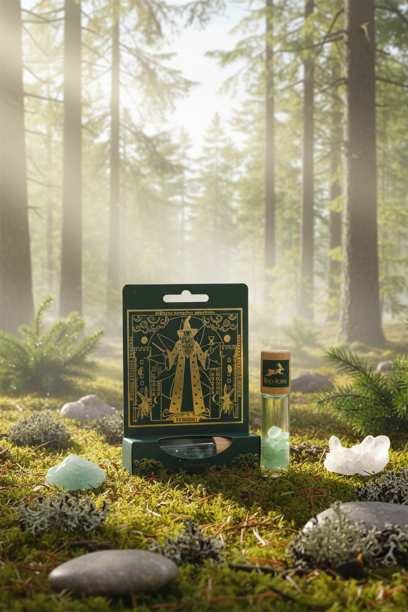 The Magician – Tarot Roll On med grøn aventurin