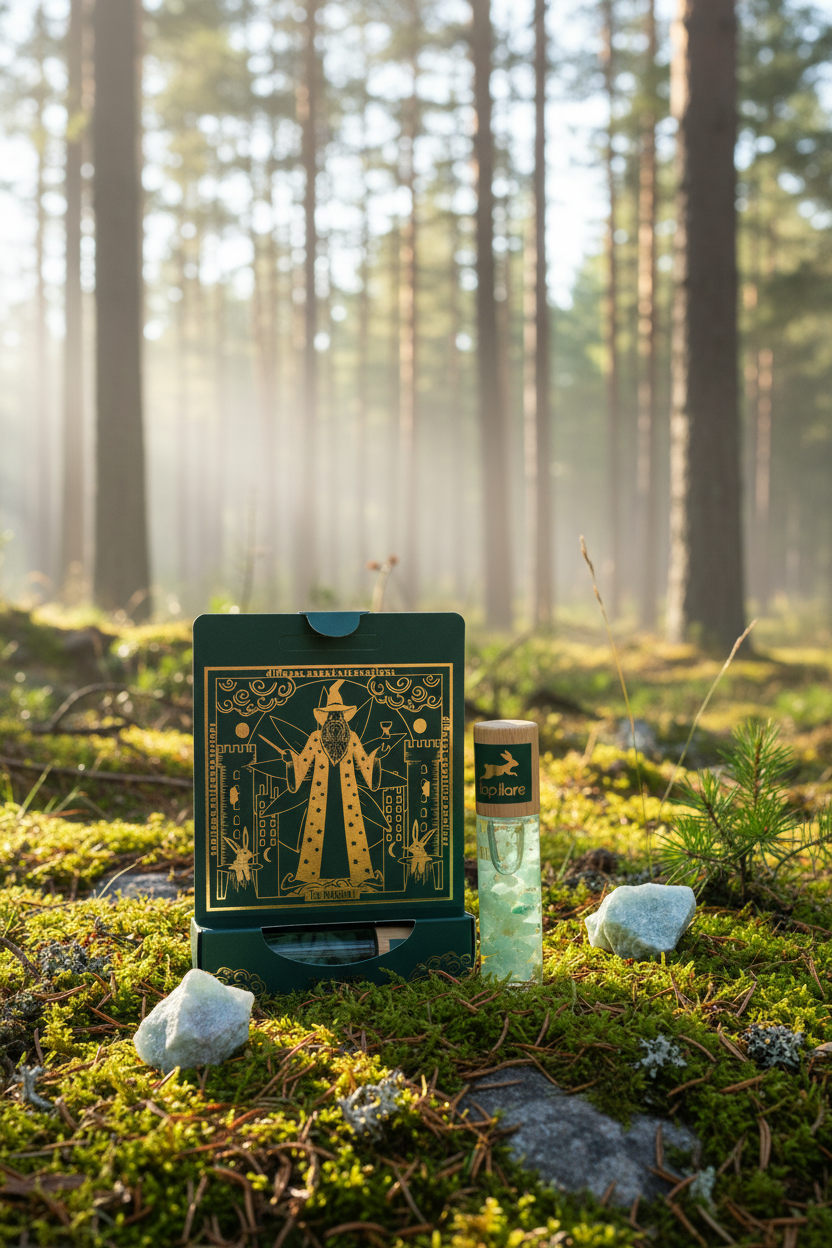 The Magician – Tarot Roll On med grøn aventurin