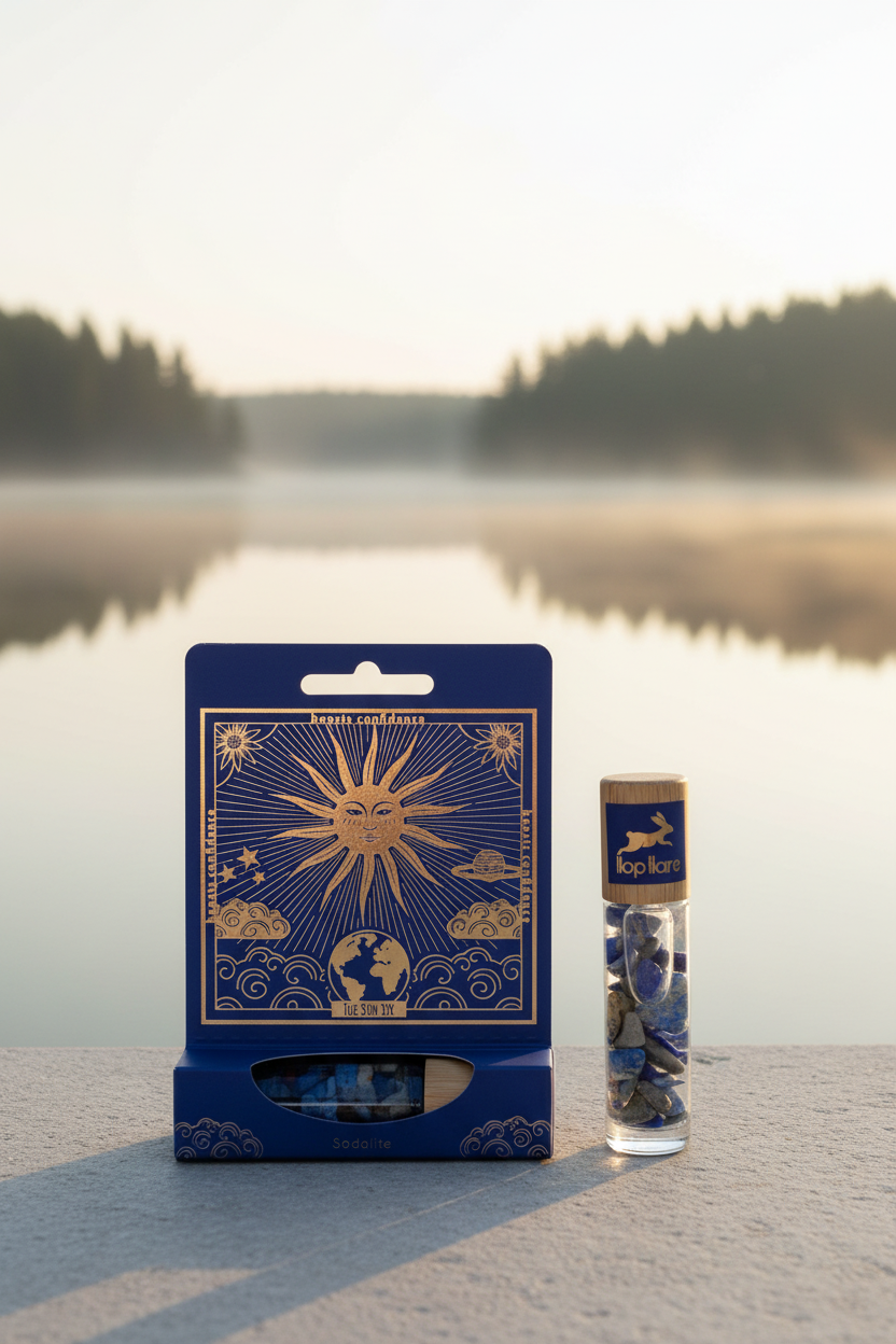 Hop Hare Tarot Roll On – The Sun med sodalitsten