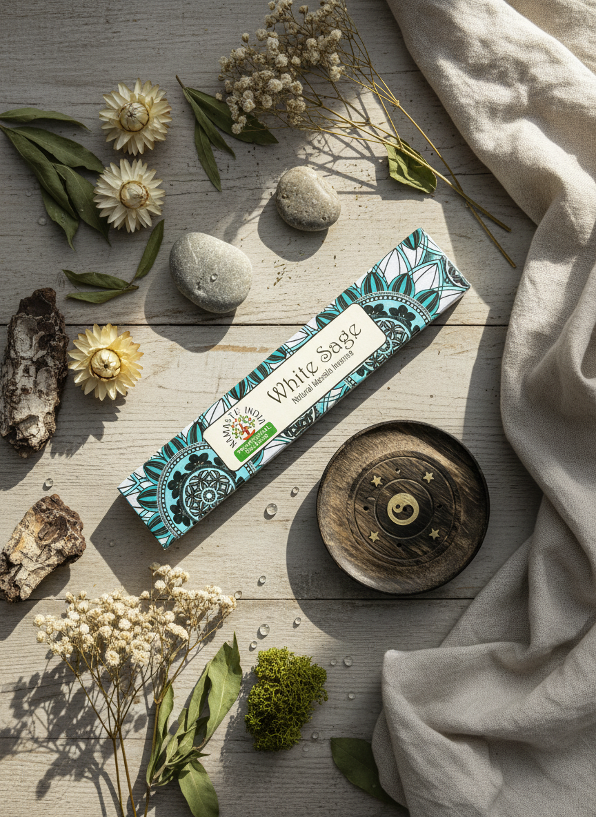 Namaste Mandala Masala Incense - White Sage