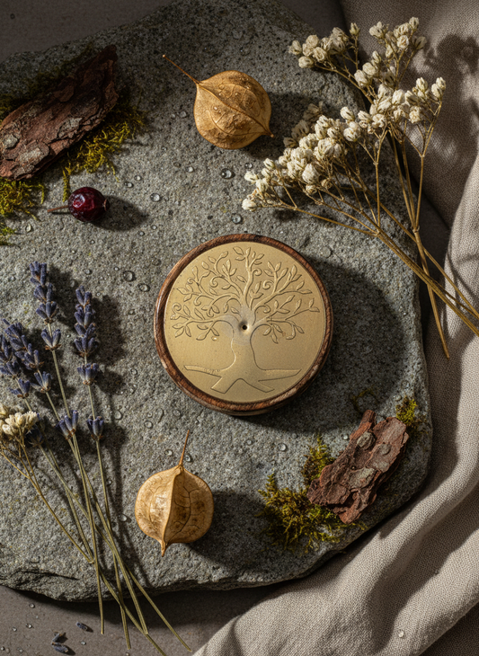 Gold on Mango Wood – Tree of Life
