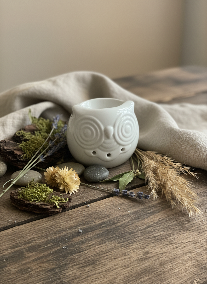 Oliebrænder · Ugle