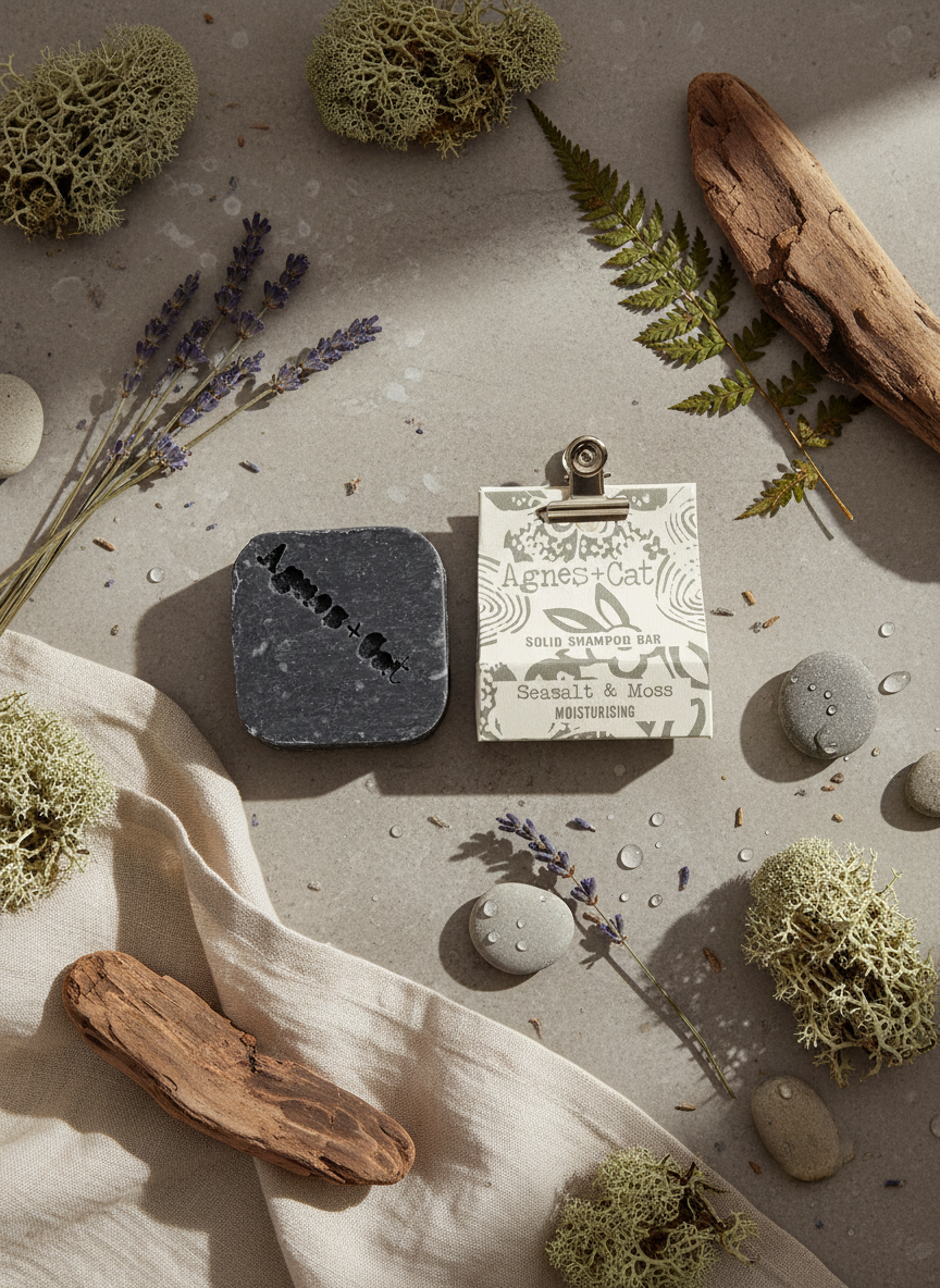SEA SALT & MOSS  Solid Shampoo Bar