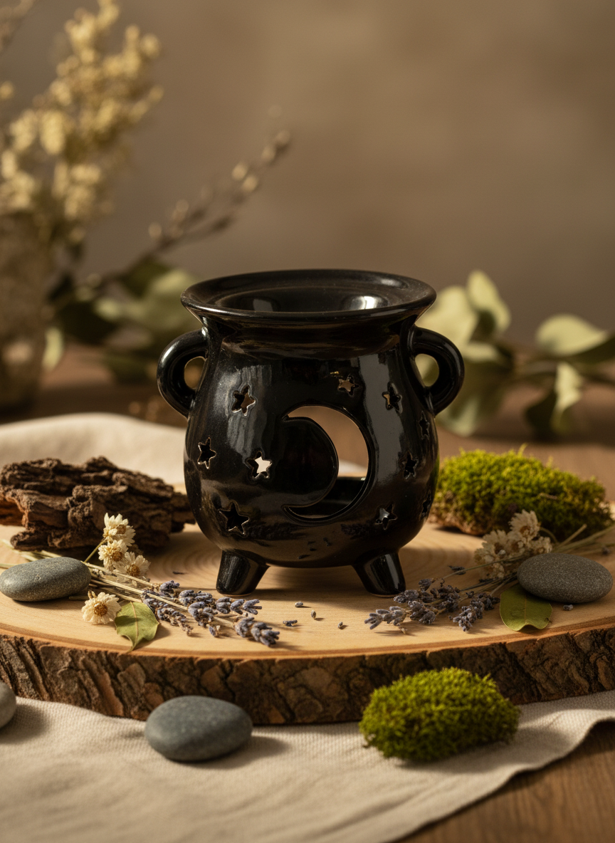 Oliebrænder – Måne & Stjerner