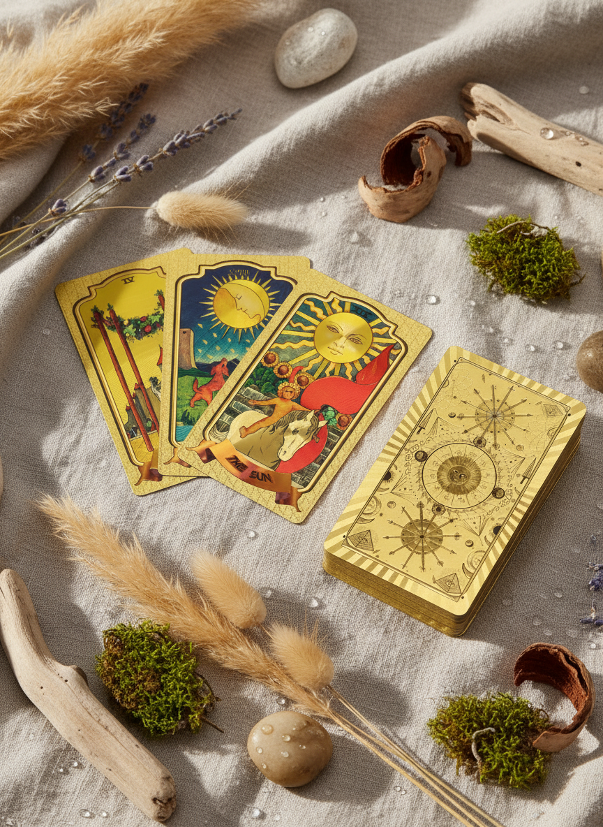 Golden Tarot Kort