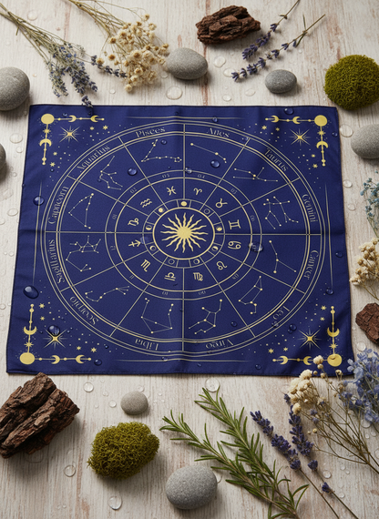 Tarot Dug – stjernetegn 75 x 75 cm
