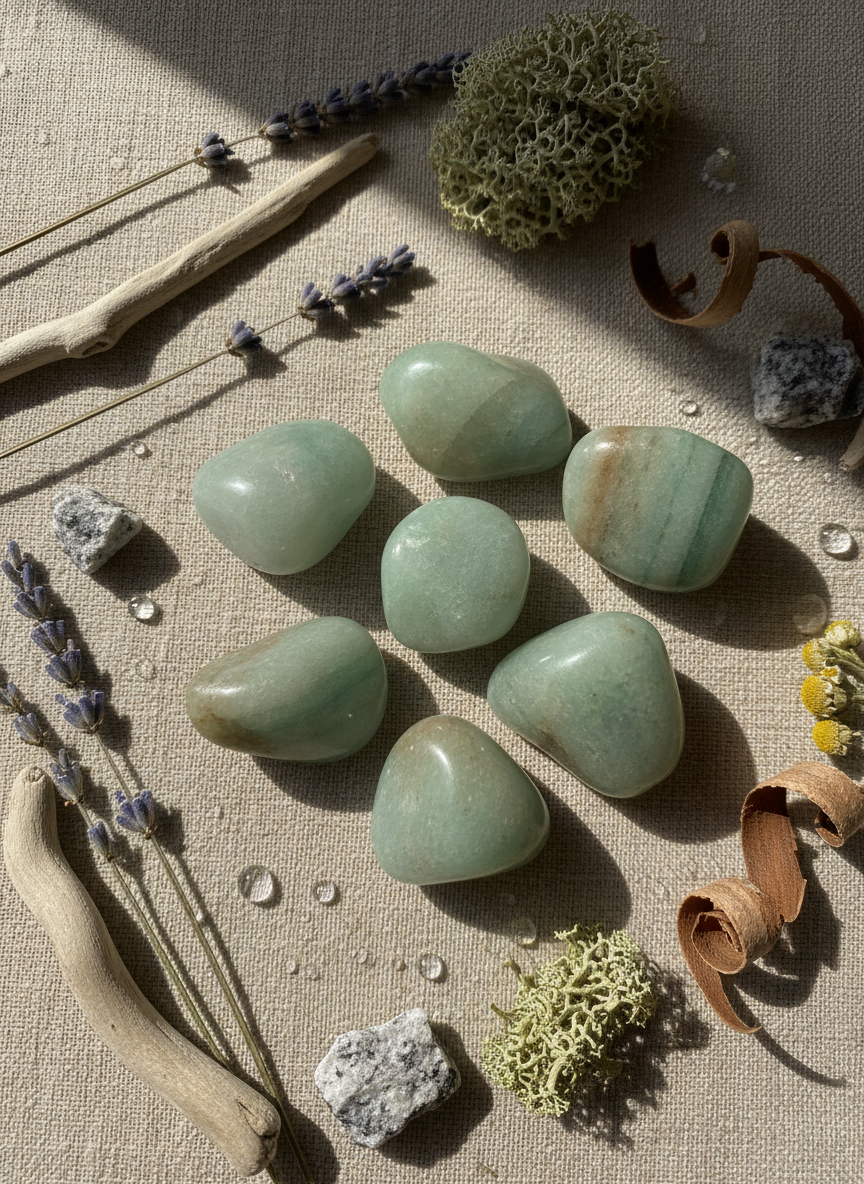 Aventurin – Large African Tromlesten (ca. 30–50 mm)