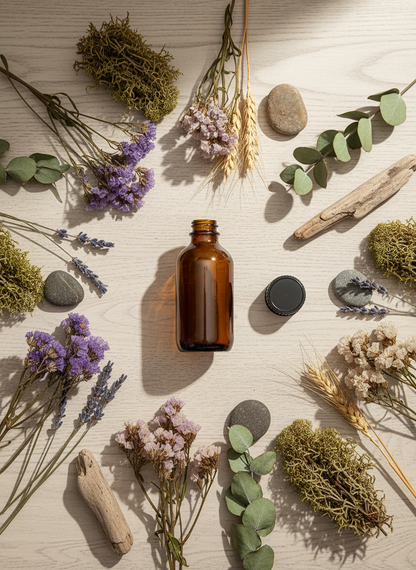 Amber Glasflaske 120 ml – Til Egen Olieblanding