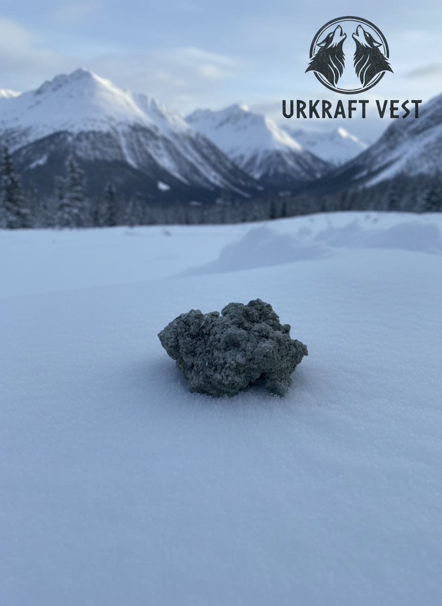 Grå Baryt-Roset fra Marokko – Naturlig, rå og smuk