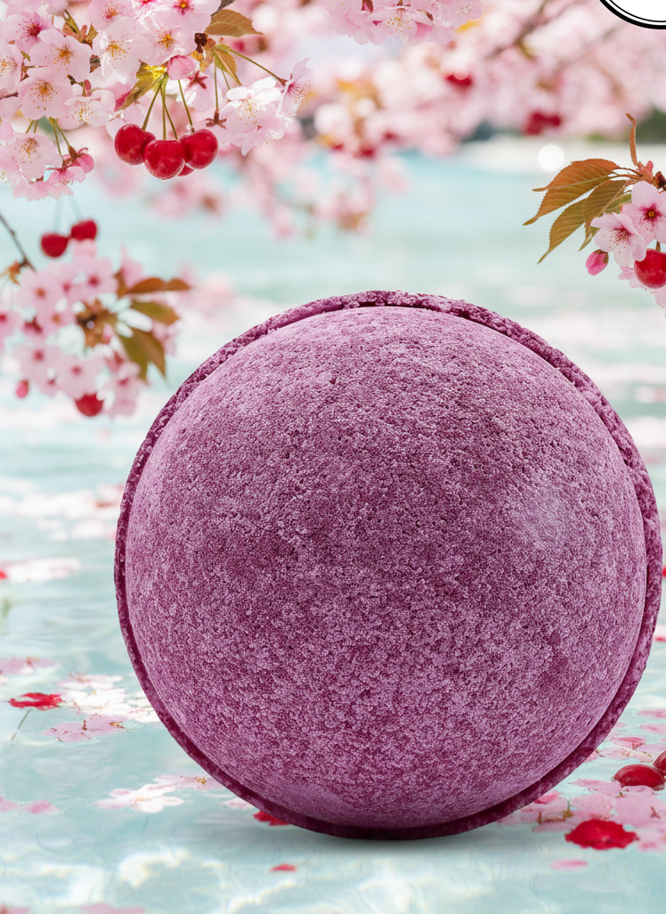 Jumbo kirsebær Badebombe