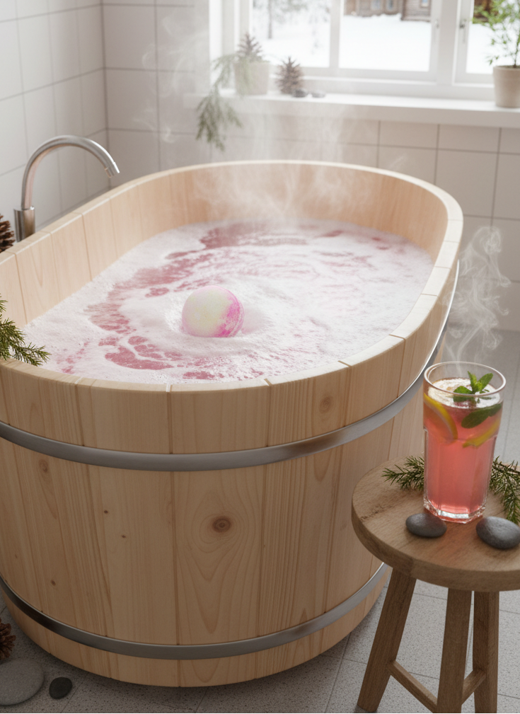 Jumbo Pink Lemonade Badebombe