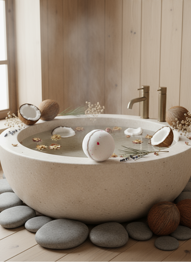 Jumbo Coconut Dream Badebombe